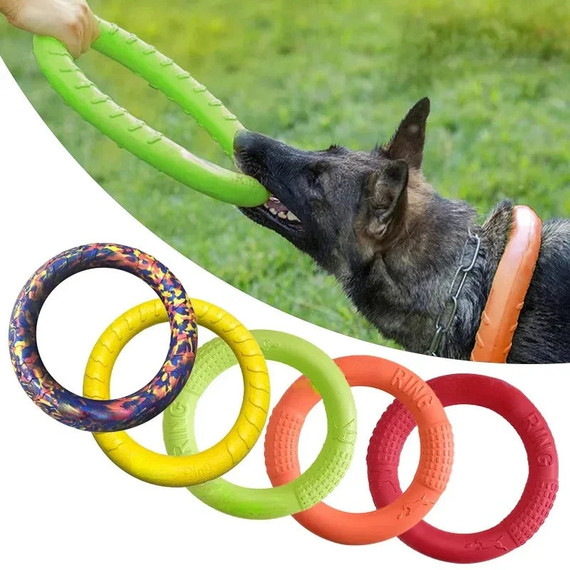 EVA Dog Flying Disc Training Ring Toy – Floating Bite Resistant