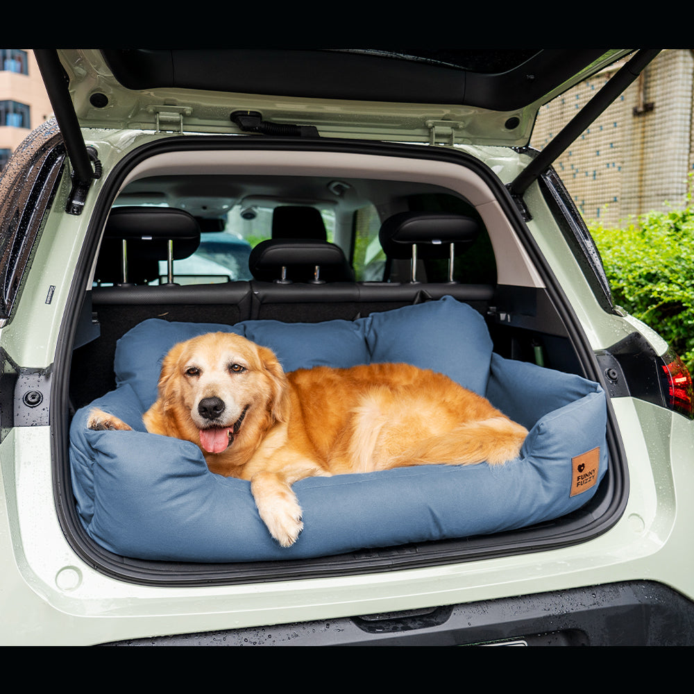 Dog Car Seat for Medium Large Dogs with Safety Harness