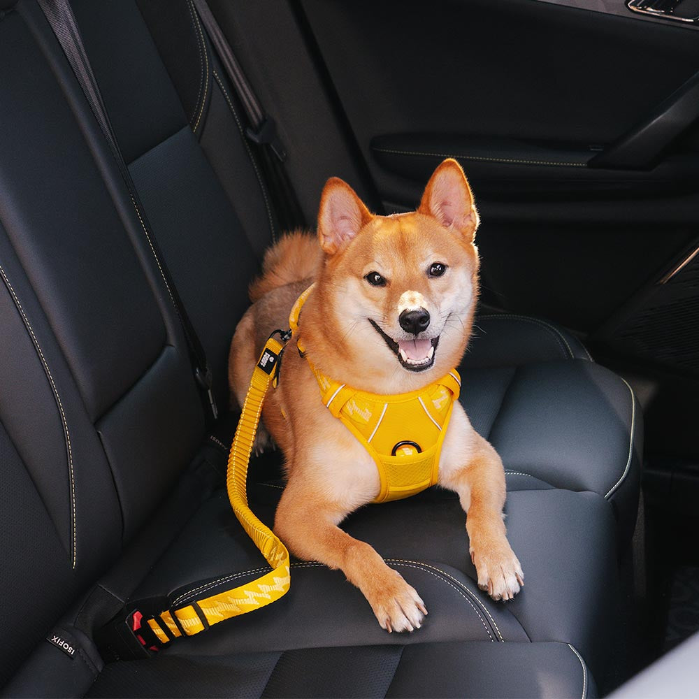 Dog Car Seat Belt Adjustable Nylon Safety Harness Connector
