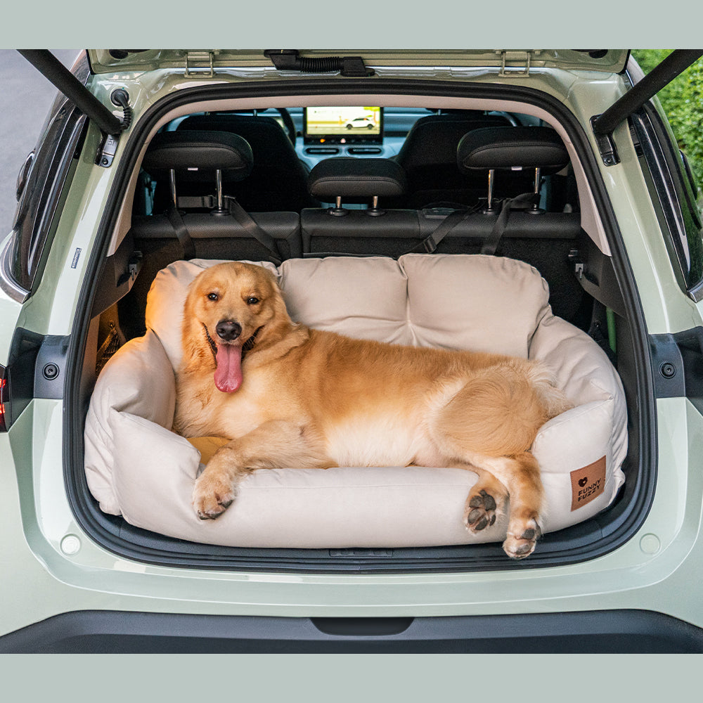 Dog Car Seat for Medium Large Dogs with Safety Harness