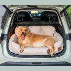 Dog Car Seat for Medium Large Dogs with Safety Harness