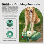 AquaPaw Dog Water Play Station – Pedal-Activated Outdoor Toy