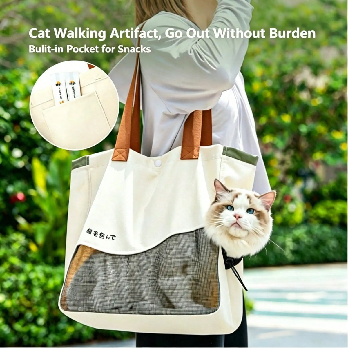 Breathable Mesh Pet Carrier Bag for Cats and Dogs