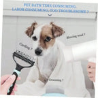2-in-1 Pet Hair Dryer with Sliding Brush Adjustable Speed