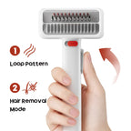 Dog Cat Pet Grooming Comb – 2-in-1 Detangling & Undercoat Rake