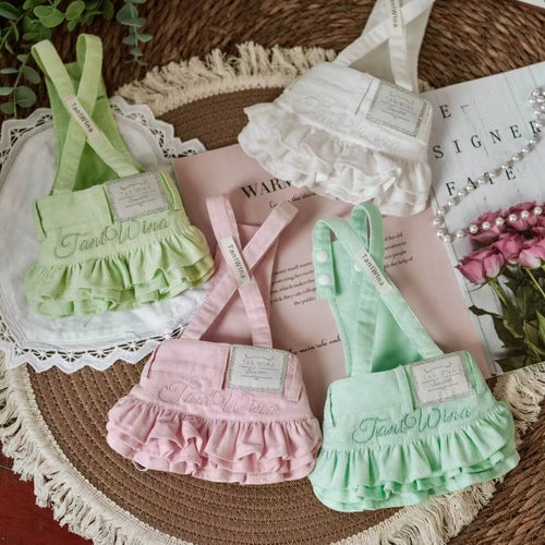 Corduroy Suspender Skirt for Small Dogs – Macaron Colors