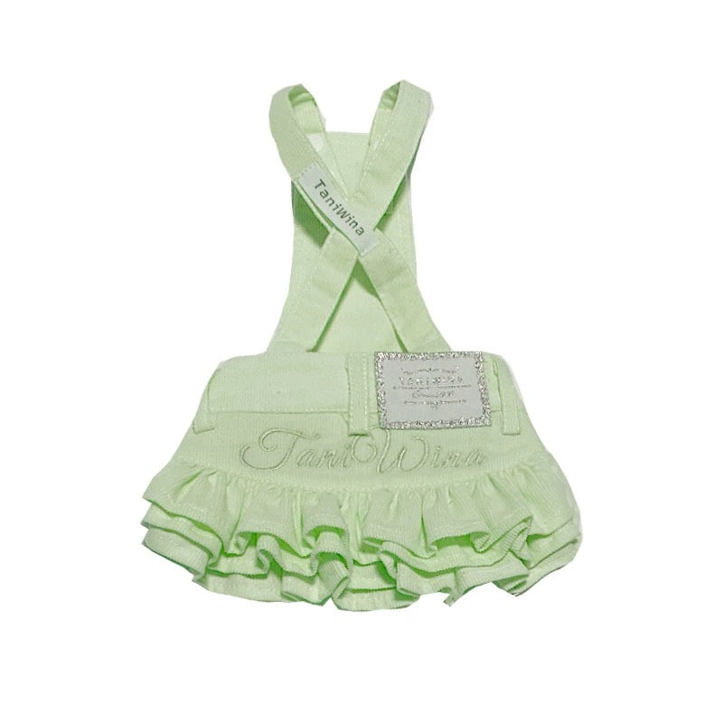 Corduroy Suspender Skirt for Small Dogs – Macaron Colors