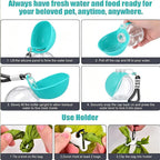Portable Dog Water Bottle with Collapsible Bowl for Hiking & Travel