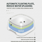 Slow Water Feeder Bowl for Dogs – Floating Plate Design