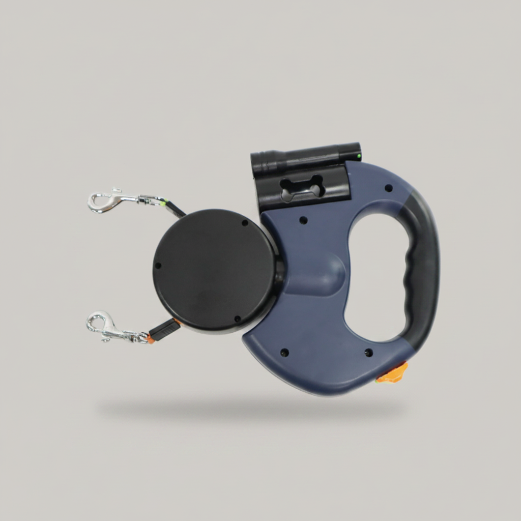 Dual Dog Leash with 360° Anti-Tangle Rotation | Retractable