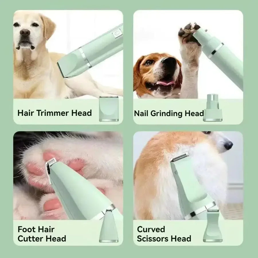 Cordless Pet Dog Clippers – Professional Grooming Shaver Trimmer