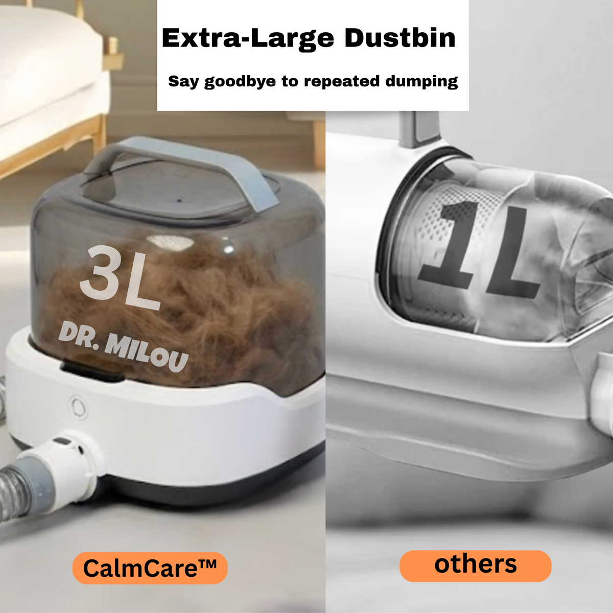 Cordless Vacuum Pet Grooming Kit – All-in-One Home Groomer