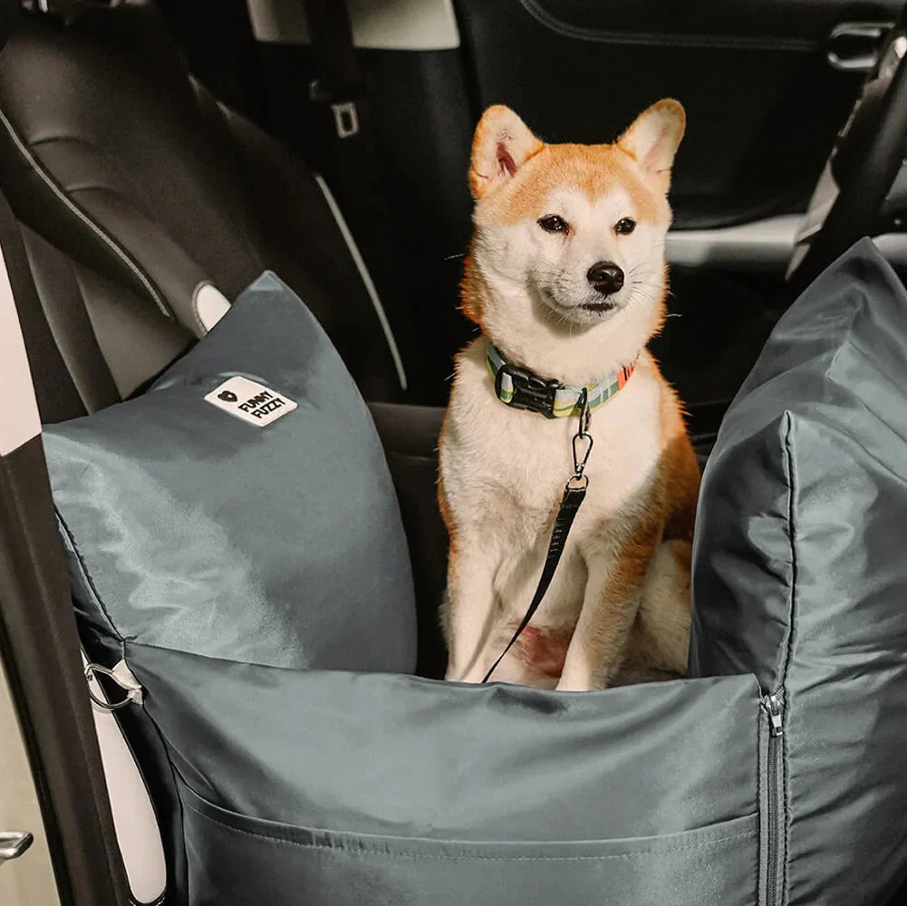 Waterproof Oxford Dog Car Seat Bed with Safety Pillows