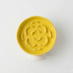 Ceramic Elevated Slow Feeder Bowl for Dogs & Cats