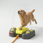 AquaPaw Dog Water Play Station – Pedal-Activated Outdoor Toy