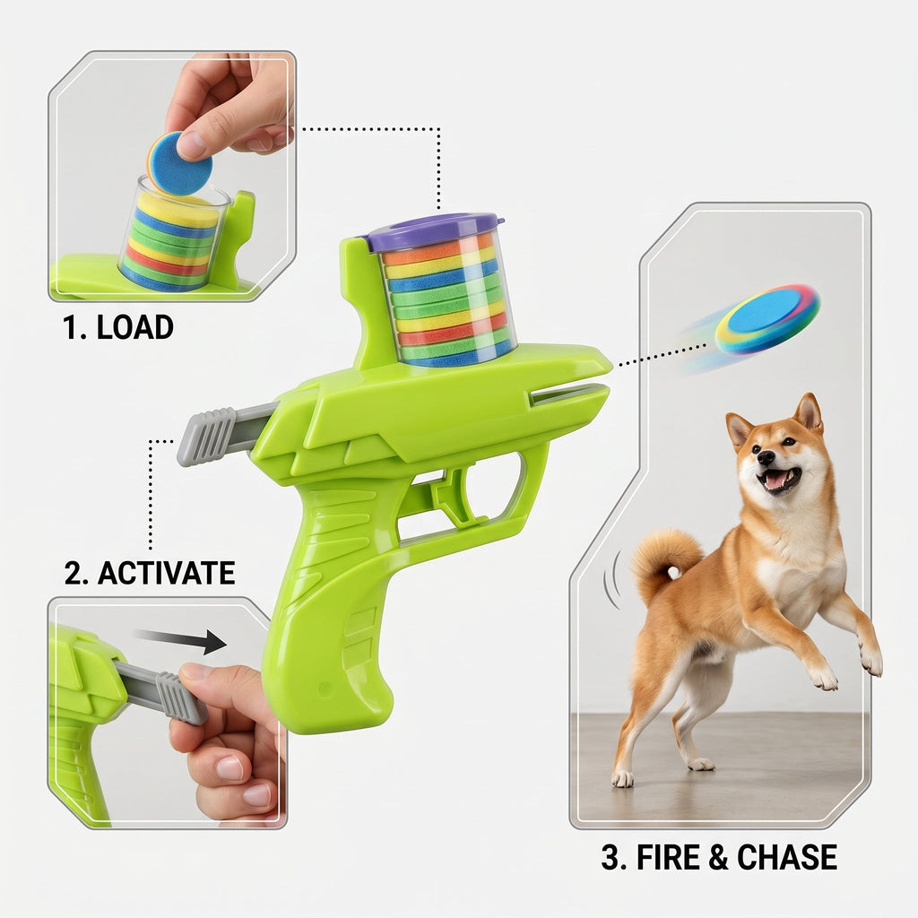 2-in-1 Dual Launcher Toy for Pets & Active Play