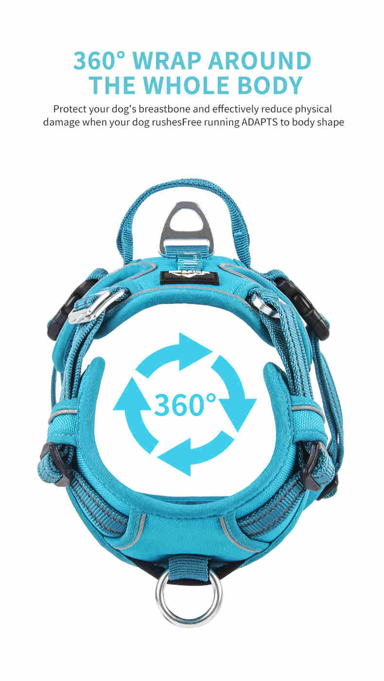Escape-Resistant No-Pull Dog Harness for Large Breeds