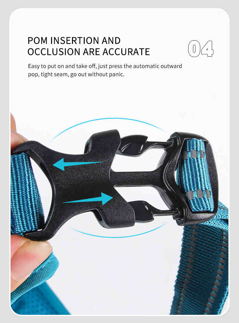 Escape-Resistant No-Pull Dog Harness for Large Breeds