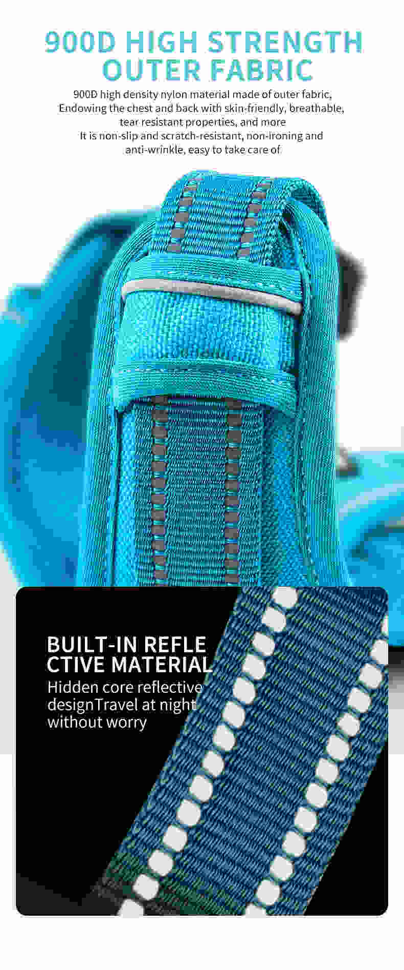 Escape-Resistant No-Pull Dog Harness for Large Breeds