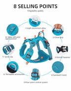 Escape-Resistant No-Pull Dog Harness for Large Breeds