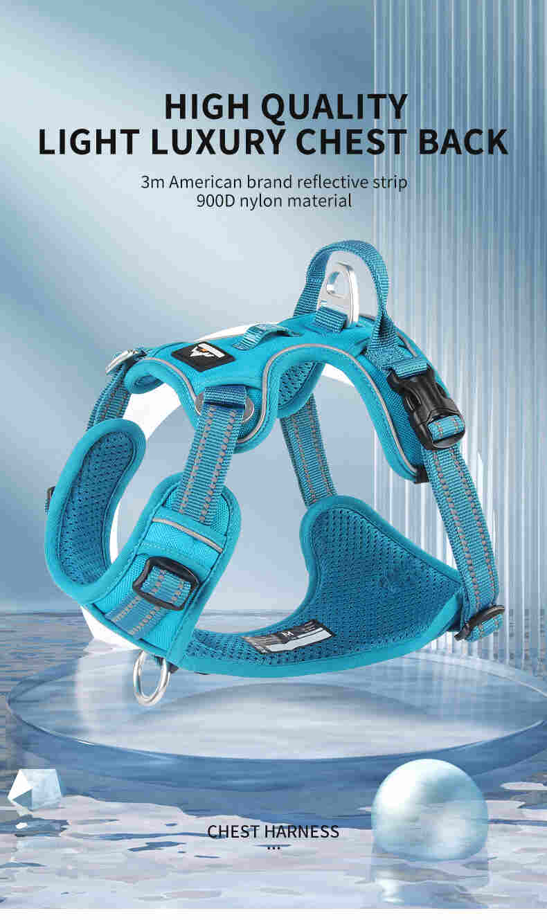 Escape-Resistant No-Pull Dog Harness for Large Breeds