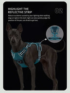 Escape-Resistant No-Pull Dog Harness for Large Breeds
