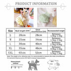 Breathable Floral Cat Dog Skirt Dress for Small Pets