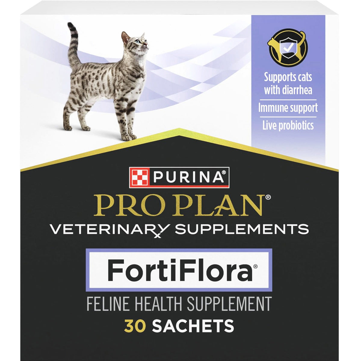 FortiFlora Pro Plan Feline Health Supplement Probiotic Powder for Cats
