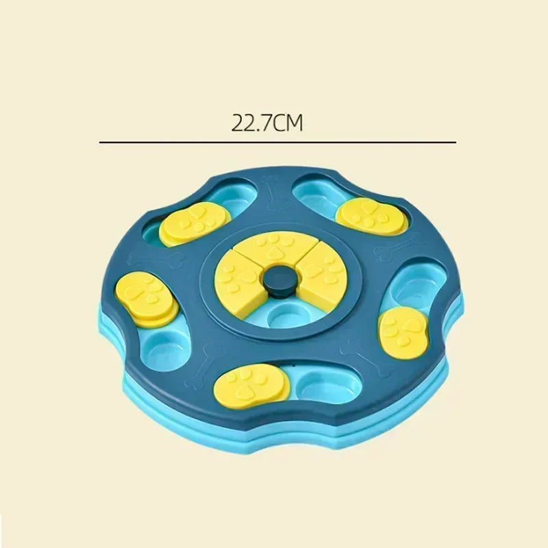Interactive Dog Puzzle Toy Slow Feeder Bowl Pet Training Game