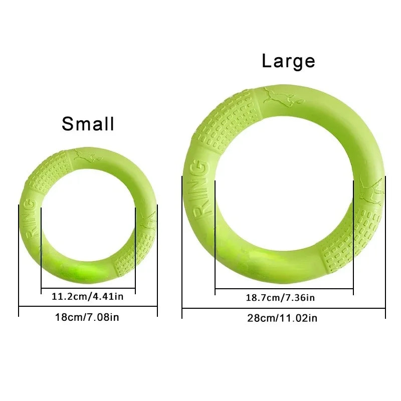 EVA Dog Flying Disc Training Ring Toy – Floating Bite Resistant