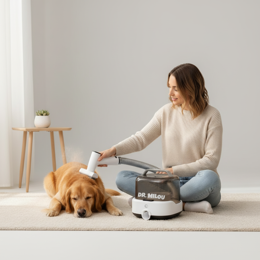 Cordless Vacuum Pet Grooming Kit – All-in-One Home Groomer