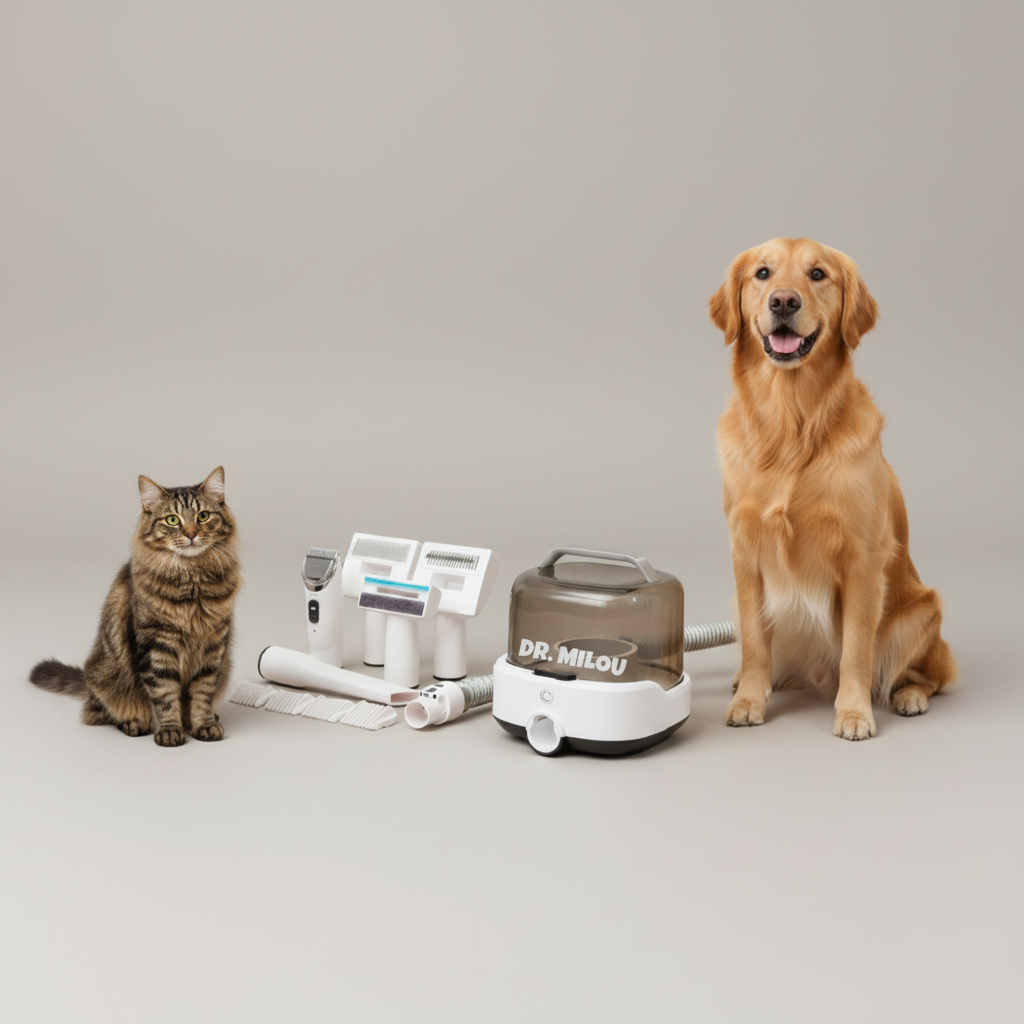 Cordless Vacuum Pet Grooming Kit – All-in-One Home Groomer