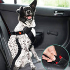 Dog Car Seat Belt Adjustable Nylon Safety Harness Connector