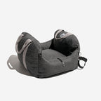 Dog Car Seat Bed – Adjustable Safety Leash & Machine Washable