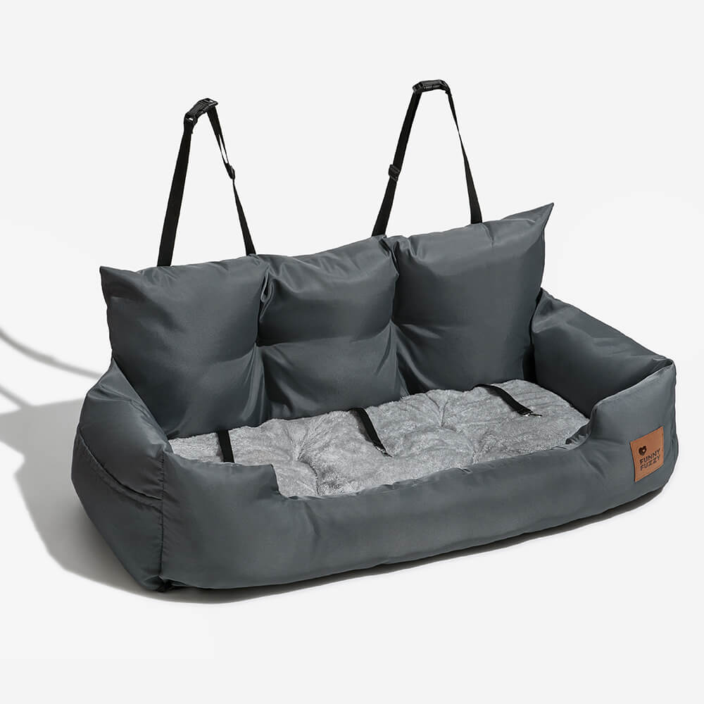 Dog Car Seat for Medium Large Dogs with Safety Harness
