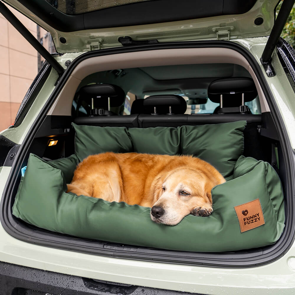 Dog Car Seat for Medium Large Dogs with Safety Harness