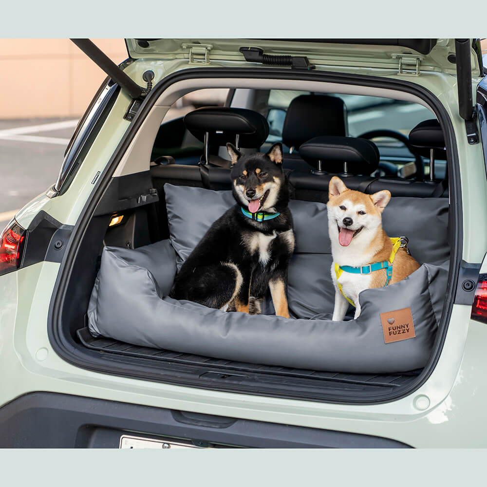 Dog Car Seat for Medium Large Dogs with Safety Harness