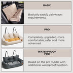 Dog Car Seat for Medium Large Dogs with Safety Harness