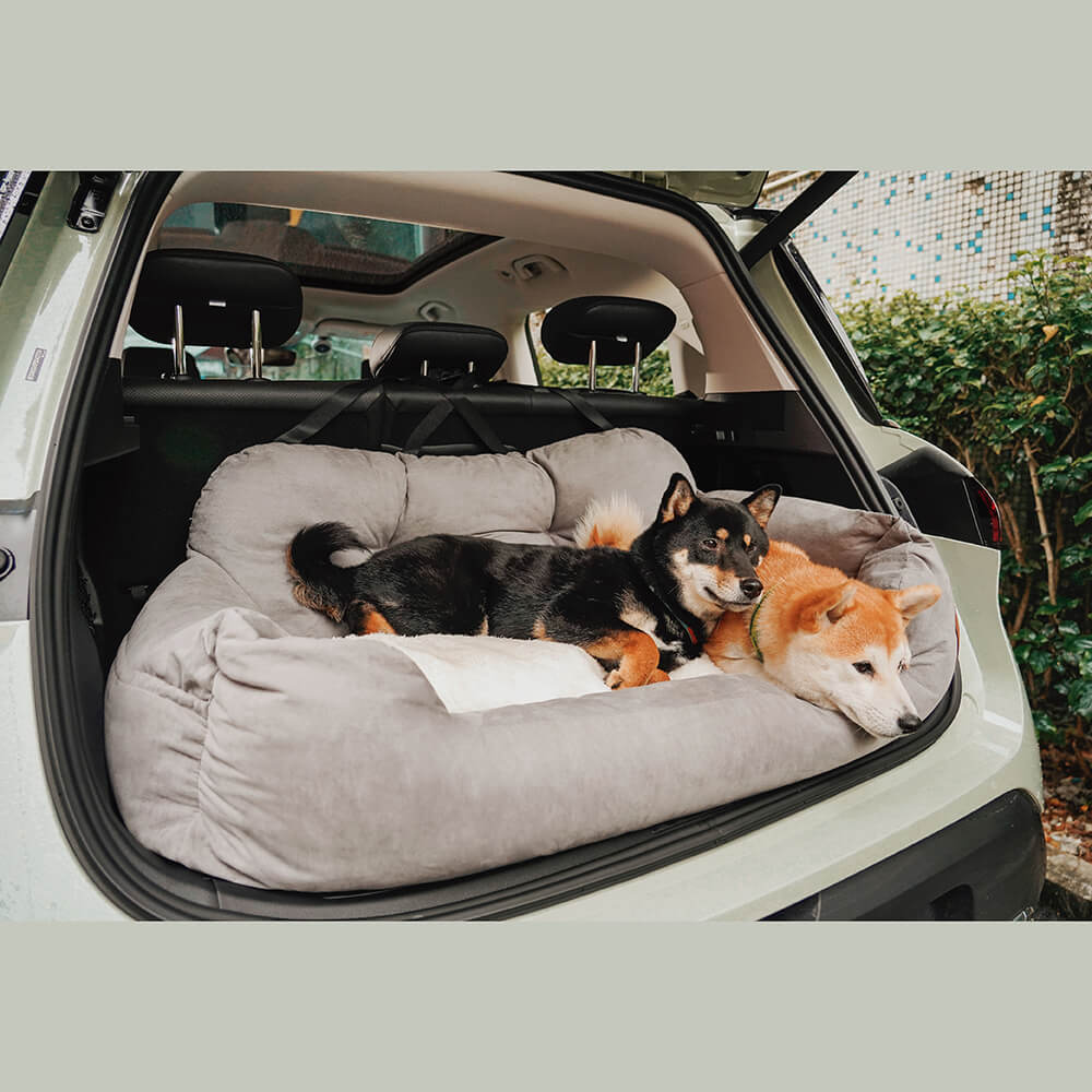 Dog Car Seat for Medium Large Dogs with Safety Harness