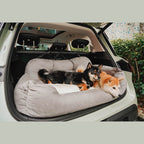 Dog Car Seat for Medium Large Dogs with Safety Harness