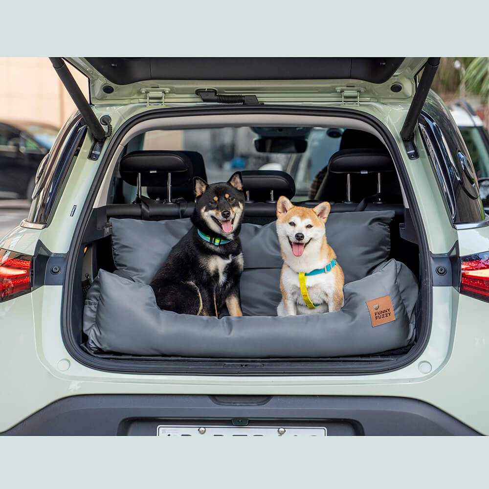 Dog Car Seat for Medium Large Dogs with Safety Harness