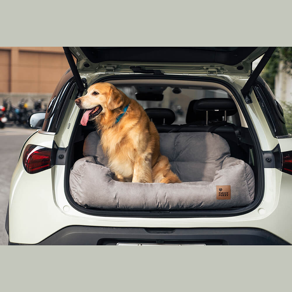 Dog Car Seat for Medium Large Dogs with Safety Harness