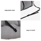 Dog Car Seat for Medium Large Dogs with Safety Harness