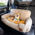 Dog Car Seat for Medium Large Dogs with Safety Harness