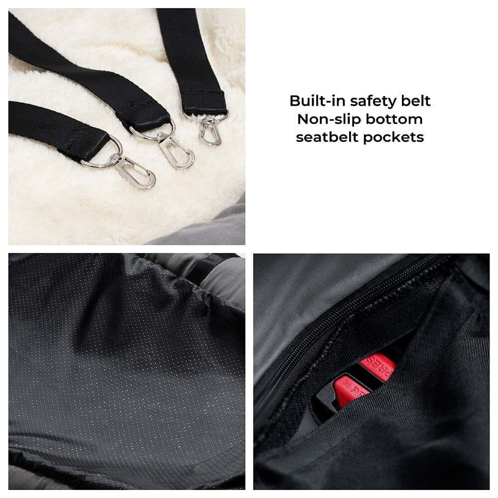 Dog Car Seat for Medium Large Dogs with Safety Harness