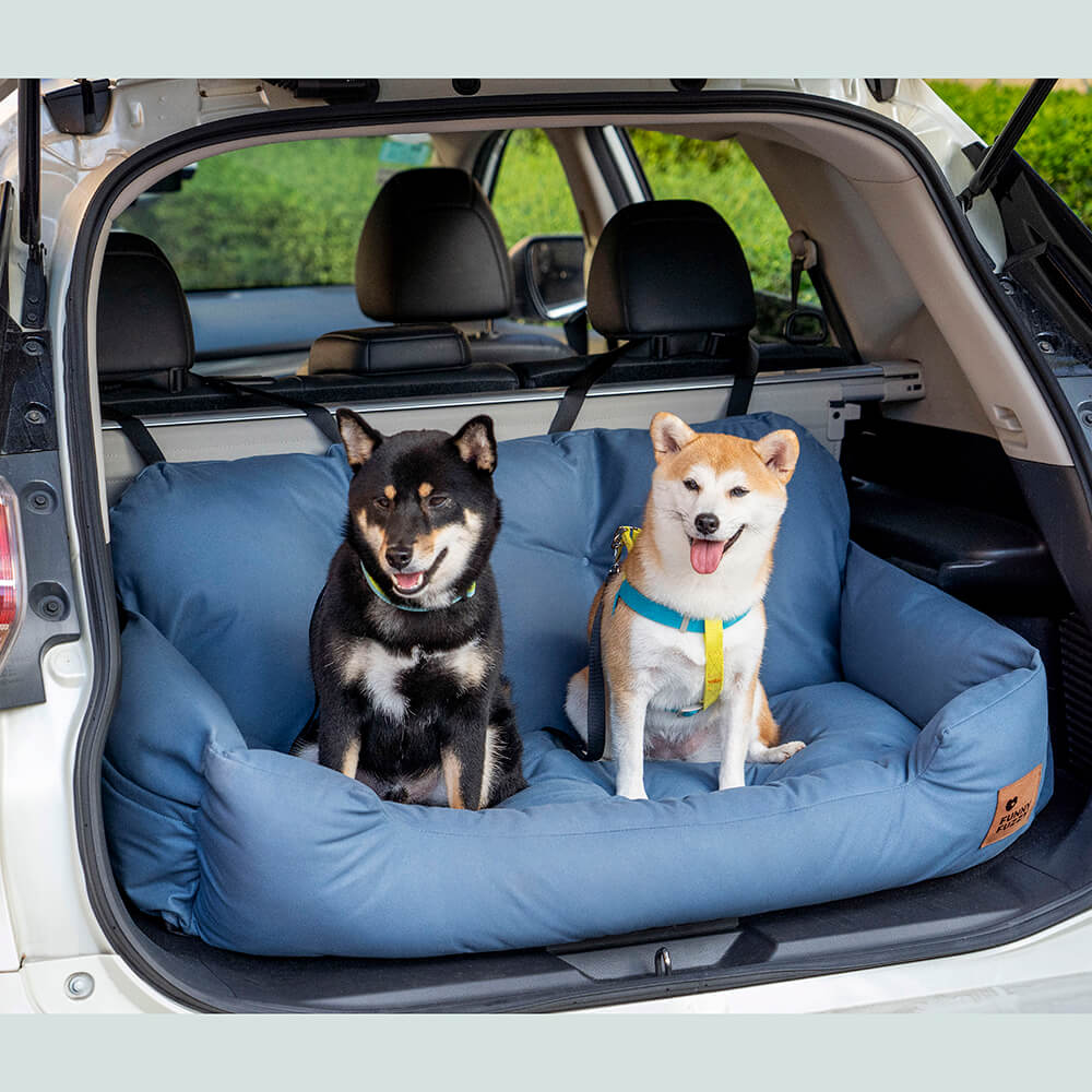 Dog Car Seat for Medium Large Dogs with Safety Harness
