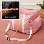 Waterproof Oxford Dog Car Seat Bed with Safety Pillows