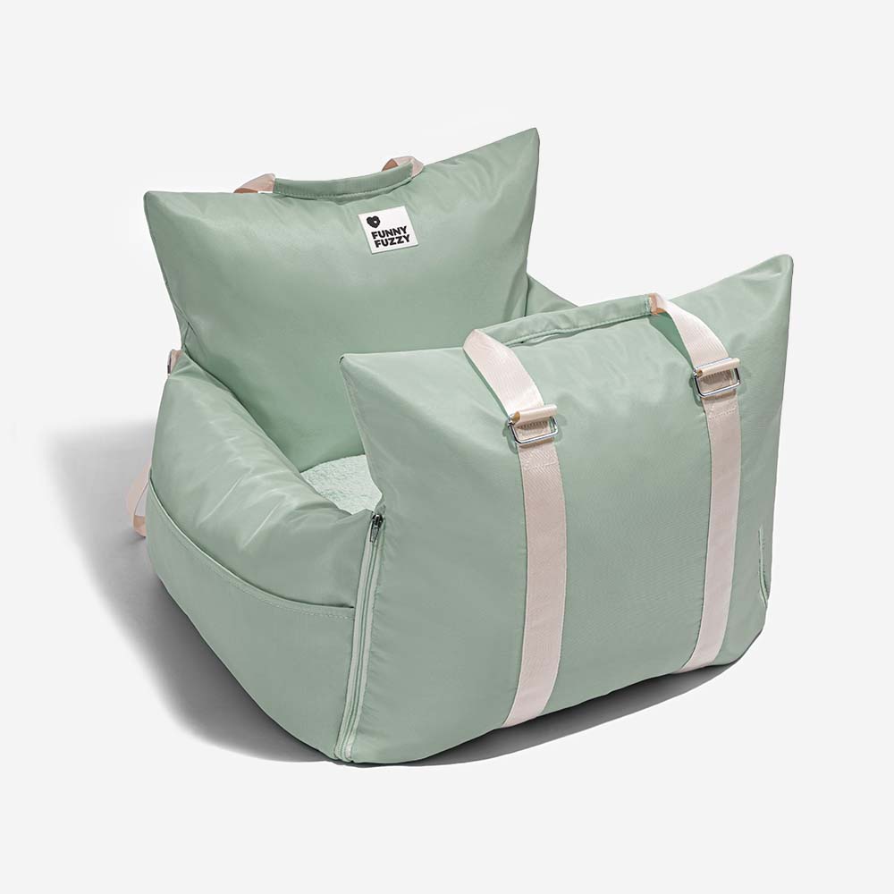 Waterproof Oxford Dog Car Seat Bed with Safety Pillows