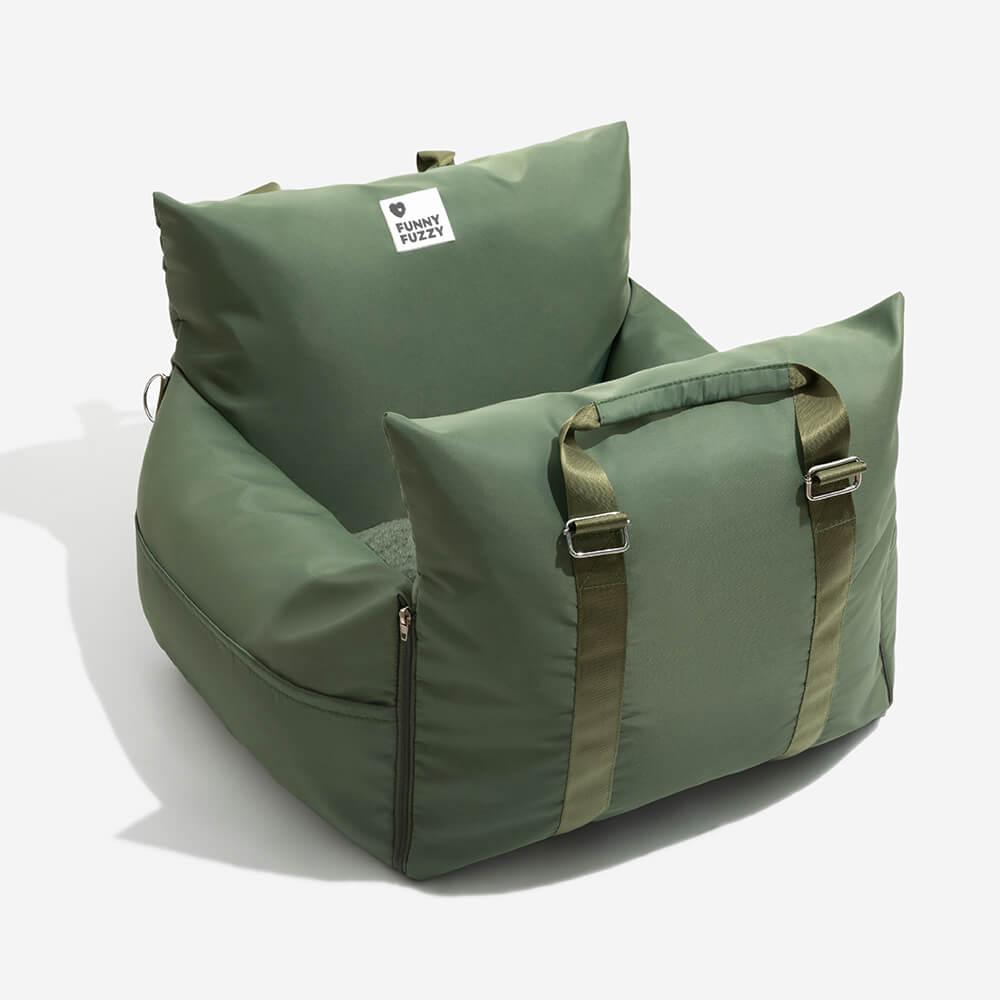 Waterproof Oxford Dog Car Seat Bed with Safety Pillows