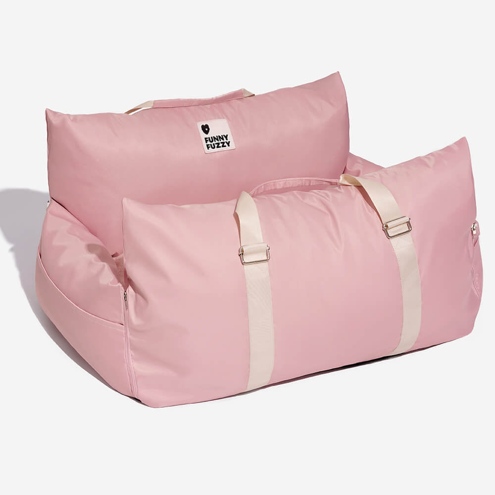 Waterproof Oxford Dog Car Seat Bed with Safety Pillows
